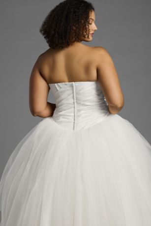 ⭐️ White by Vera Wang⭐️パニエ付きプリンセスチュールドレス⭐️ White by Vera Wang♡プリンセスチュールドレスパニエ付