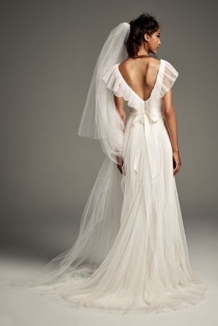 david's bridal white by vera wang