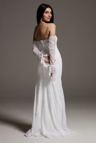 White by Vera Wang Fern Lace Wedding Dress | David's Bridal