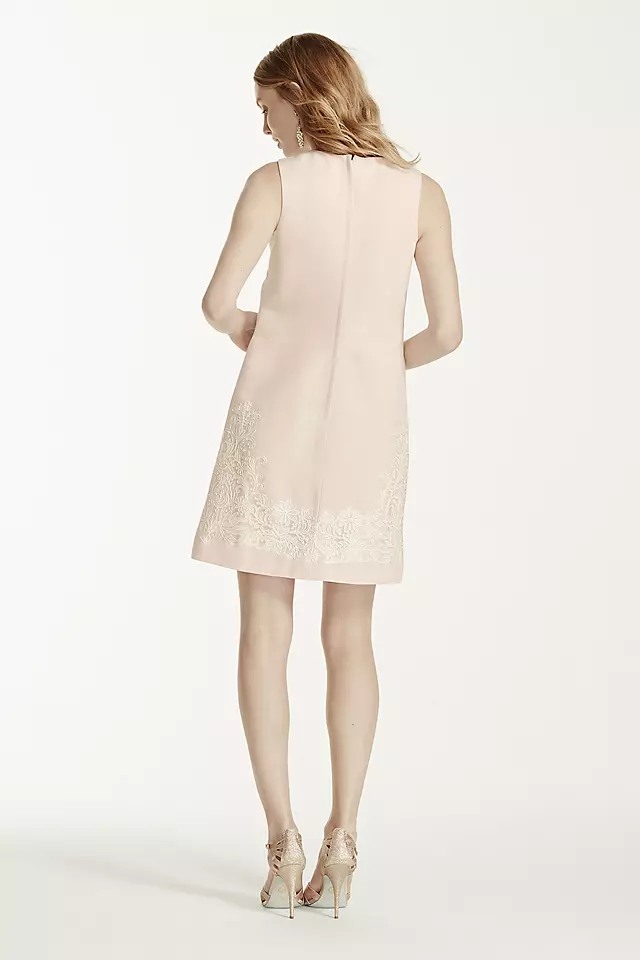 Shift Dress with Lace Appliques Image 5
