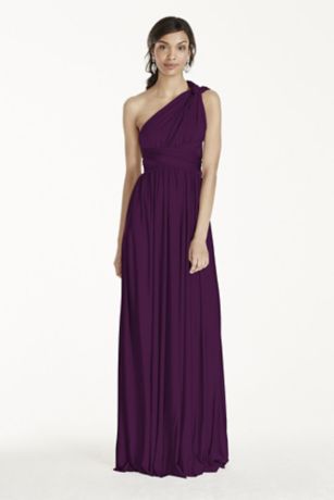 david's bridal plum bridesmaid dresses