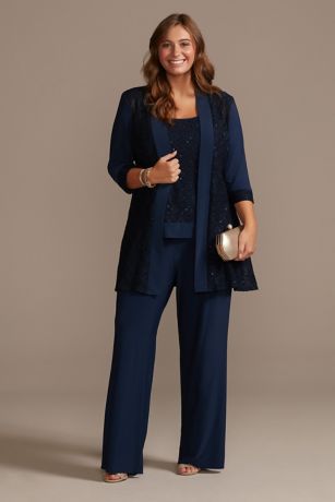 ladies dressy pants suits