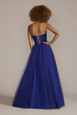 evening gown beaded