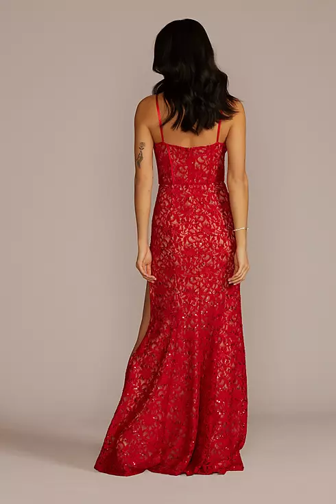 Red Edge Lace with Sheen - 2 1/2- (RD0212E01)