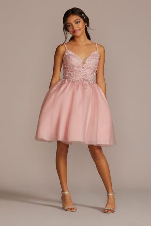 Light Pink Dama Dresses