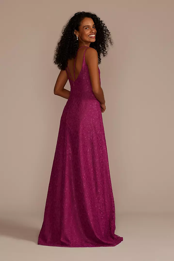 Double Strap Allover Lace A-Line | David's Bridal Double Strap Allover Lace A-Line | David's Bridal