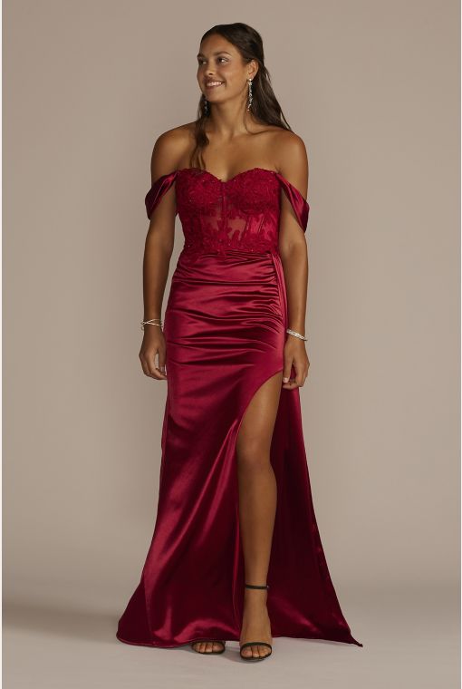 black and red ball gown dresses