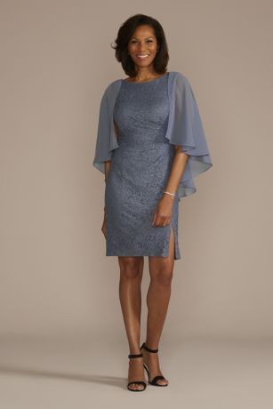 Blue Tank Dress with Cosabella Lace - Peridot Skies