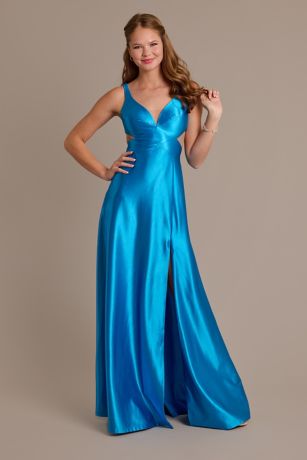 Blue Prom Dresses Under 50 Dollars