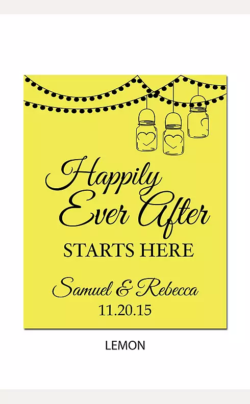 Personalized Happily Ever After Wedding Sign Image 10