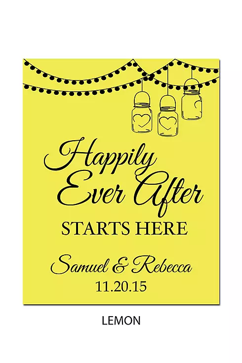 Personalized Happily Ever After Wedding Sign Image 10