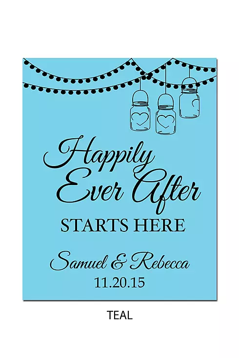 Personalized Happily Ever After Wedding Sign Image 15
