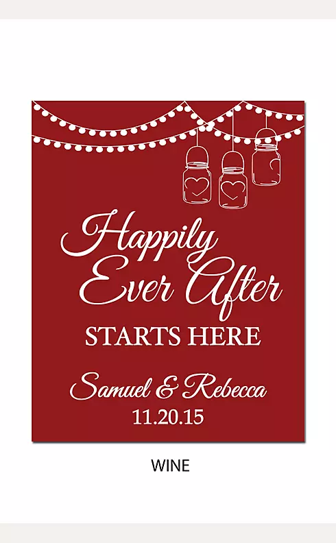 Personalized Happily Ever After Wedding Sign Image 16