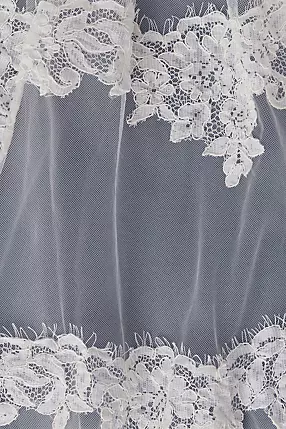 Banded Lace Illusion Flower Girl Dress | David's Bridal Banded Lace Illusion Flower Girl Dress | David's Bridal