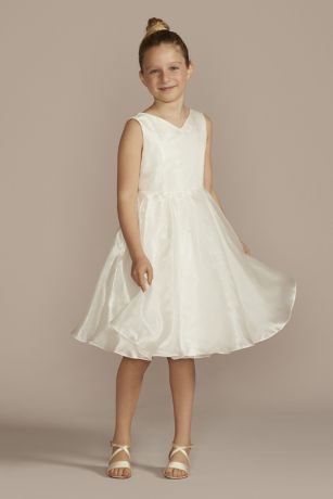 Flower Girl Dress White Clearance