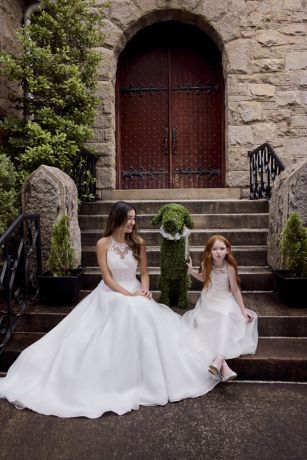 ミストレアスFlower Embroidery Halterneck Dress Flower Embroidery