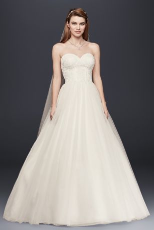 As-Is Extra Length Lace Wedding Dress Lace-up Back | David's Bridal