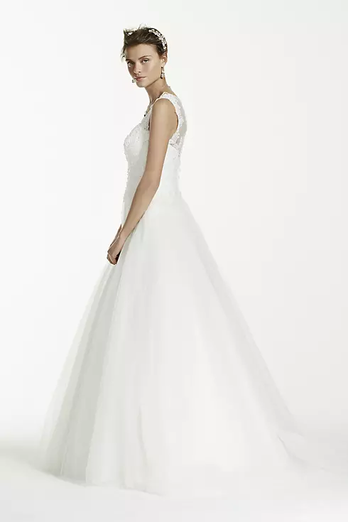 Tulle Wedding Dress with Illusion Back Detail  Image 3