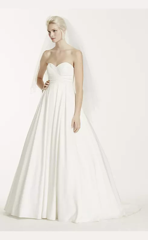 Faille Strapless Empire Ball Gown  Image 1