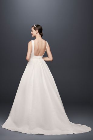 David s Bridal Open Back Dress