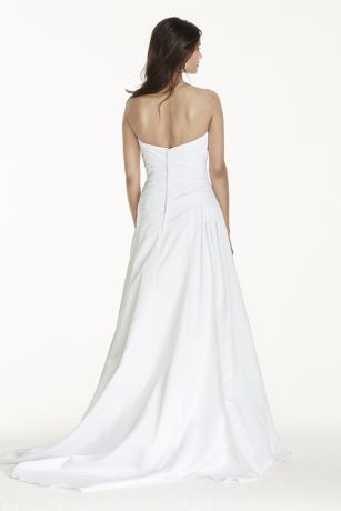 Strapless A-Line Drop Waist Wedding Dress | David's Bridal
