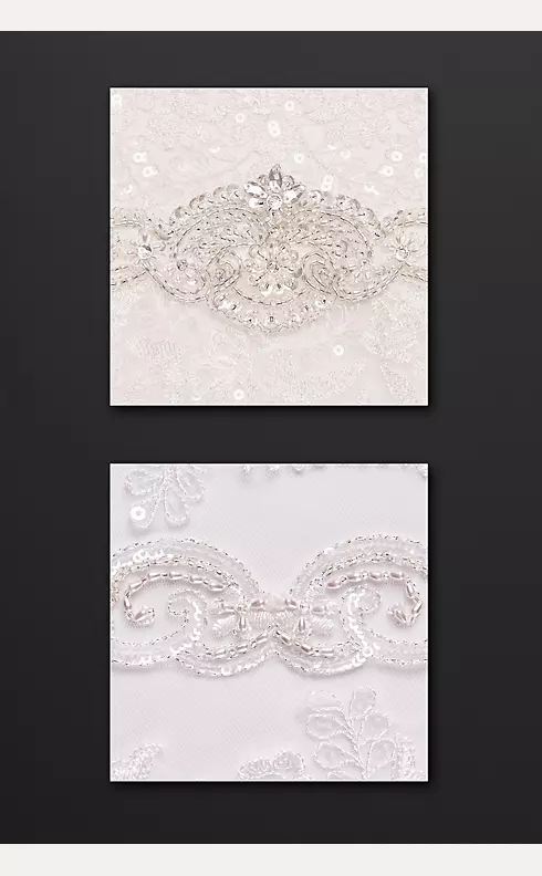 Jewel Lace Wedding Dress with Halter Neckline Image 4