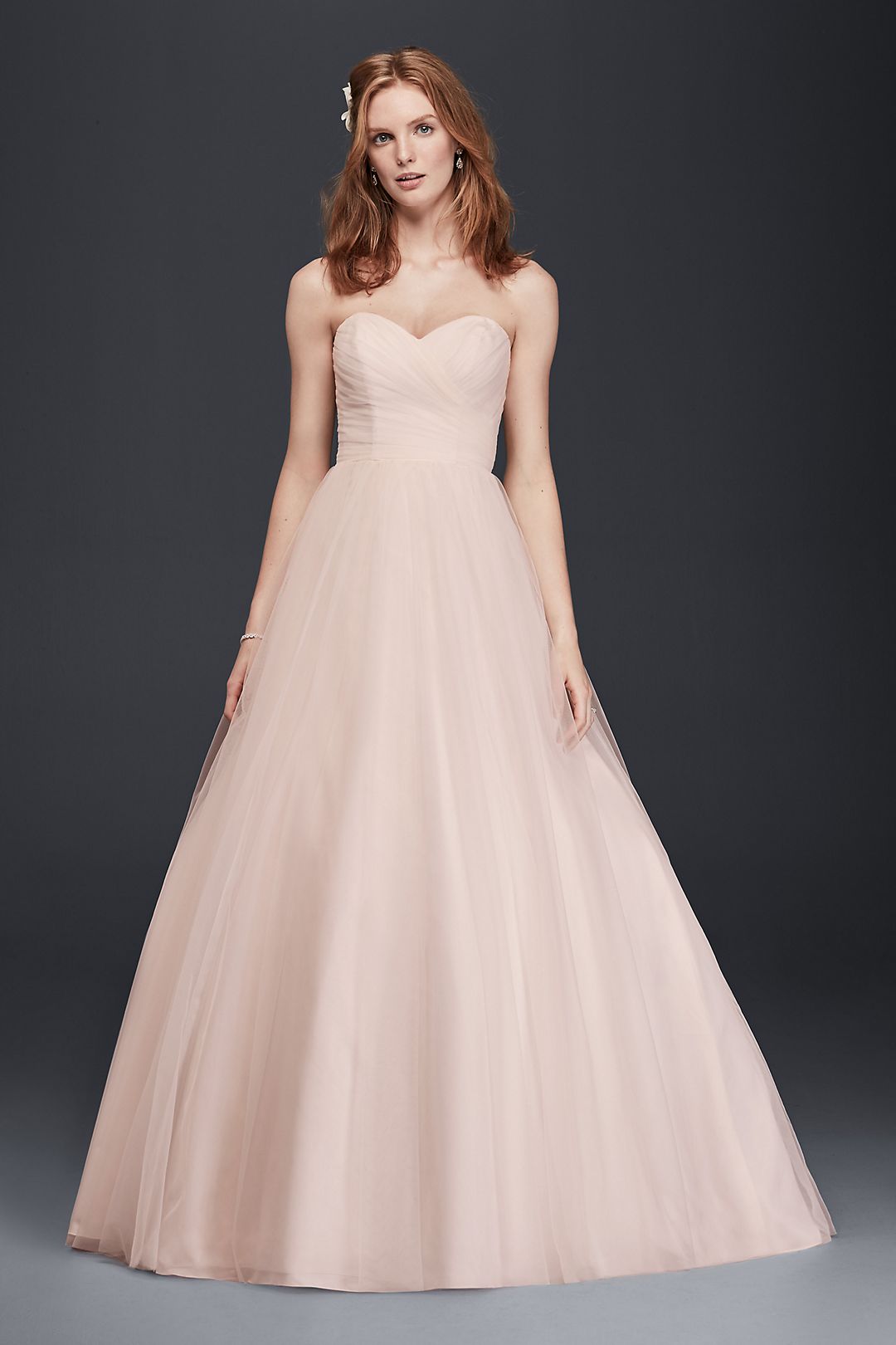 As Is Sweetheart Strapless Tulle Wedding Dress Image 1
