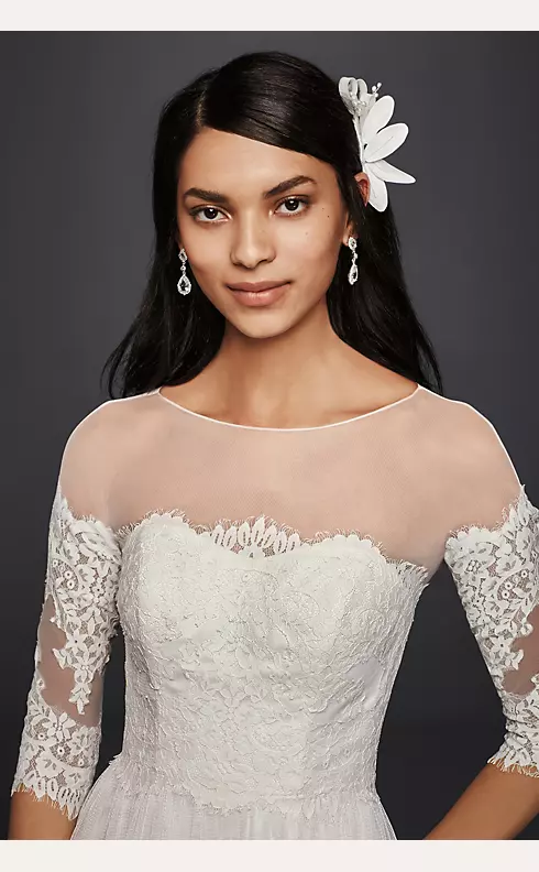 Wedding Dress with Lace Sleeves  Image 3