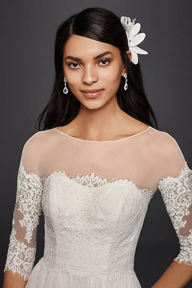 Wedding Dress with Lace Sleeves  Image 3