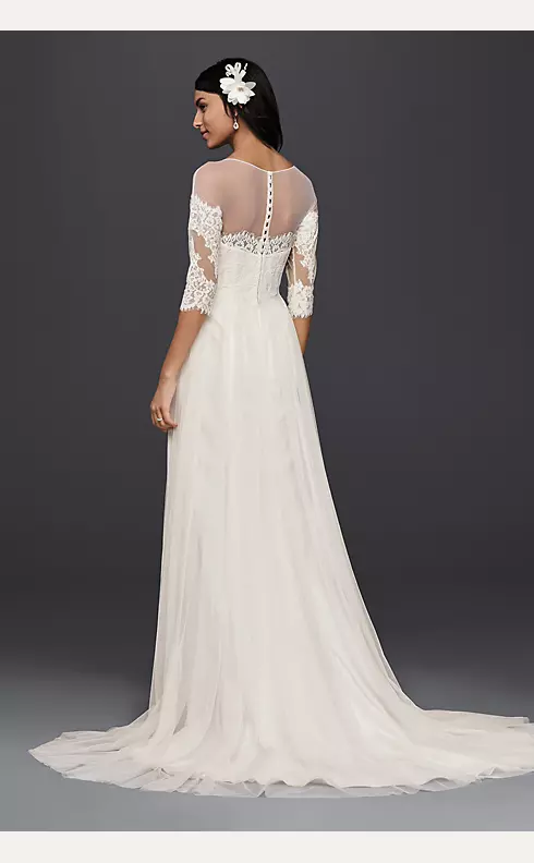 Wedding Dress with Lace Sleeves  Image 2