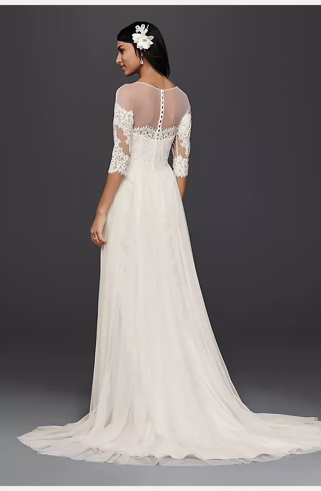 Wedding Dress with Lace Sleeves  Image 2