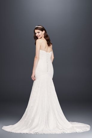 Allover Lace Mermaid Wedding Dress | David's Bridal