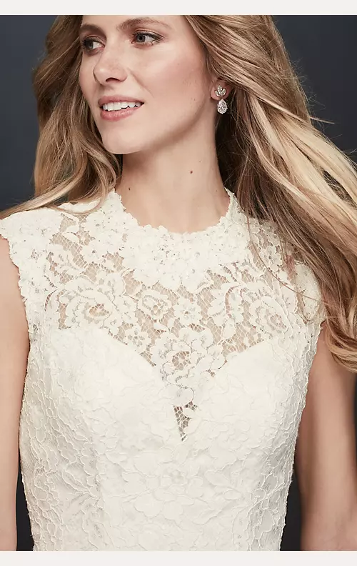 Perfect Lace-Sleeved Wedding Dress