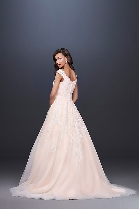As-Is Off-the-Shoulder Ball Gown Wedding Dress Image 4
