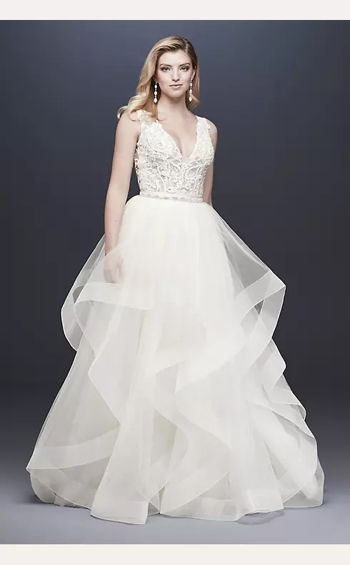 Tiered Tulle Ball Gown Wedding Skirt  Image 2