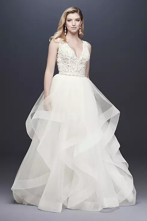 Tiered Tulle Ball Gown Wedding Skirt  Image 2