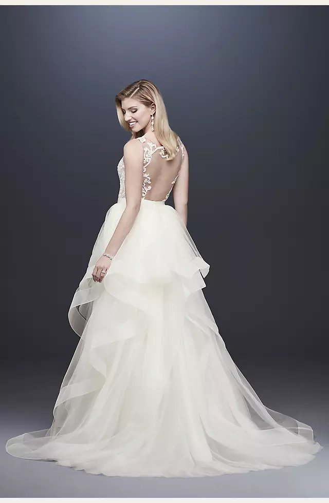 Tiered Tulle Ball Gown Wedding Skirt  Image 3