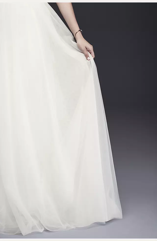 Tulle Ball Gown Wedding Overskirt Image 4