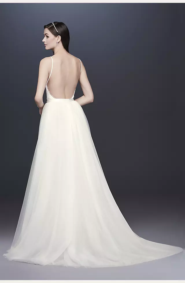 Tulle Ball Gown Wedding Overskirt Image 2