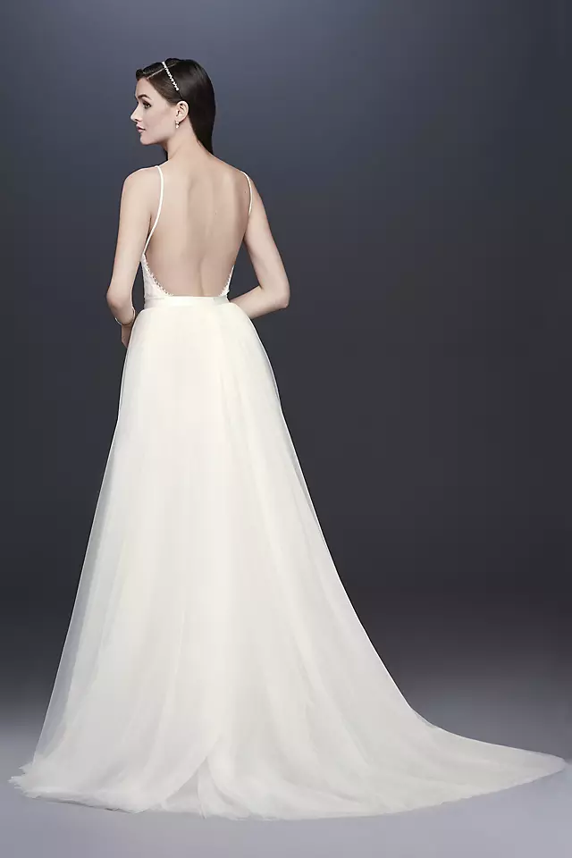 Tulle Ball Gown Wedding Overskirt Image 2