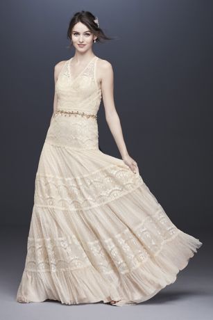 david's bridal bohemian