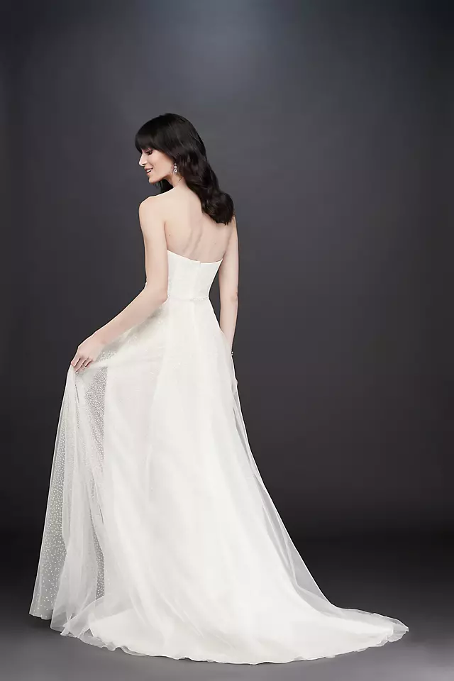 As-Is Gradient Glitter Tulle Wedding Dress Image 2