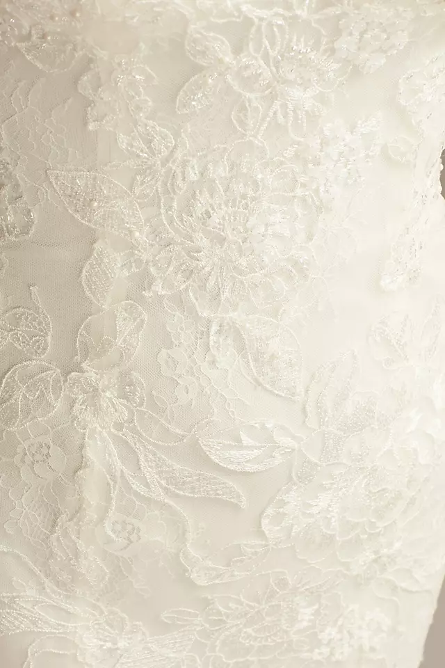 As Is Floral Lace Spaghetti-Strap Wedding Dress Image 5