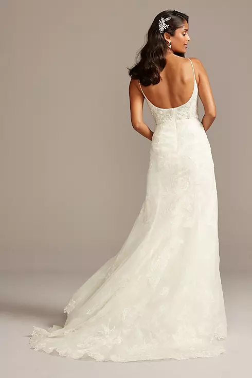 As Is Floral Lace Spaghetti-Strap Wedding Dress Image 2