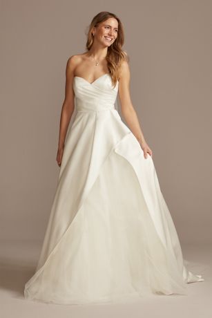 Asymmetrical Waist Wedding Dresses