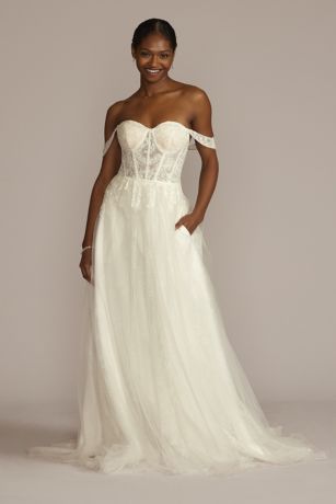 Ans Dotsloevner Satin Wedding Bustier-