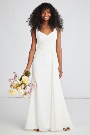 chiffon dress davids bridal