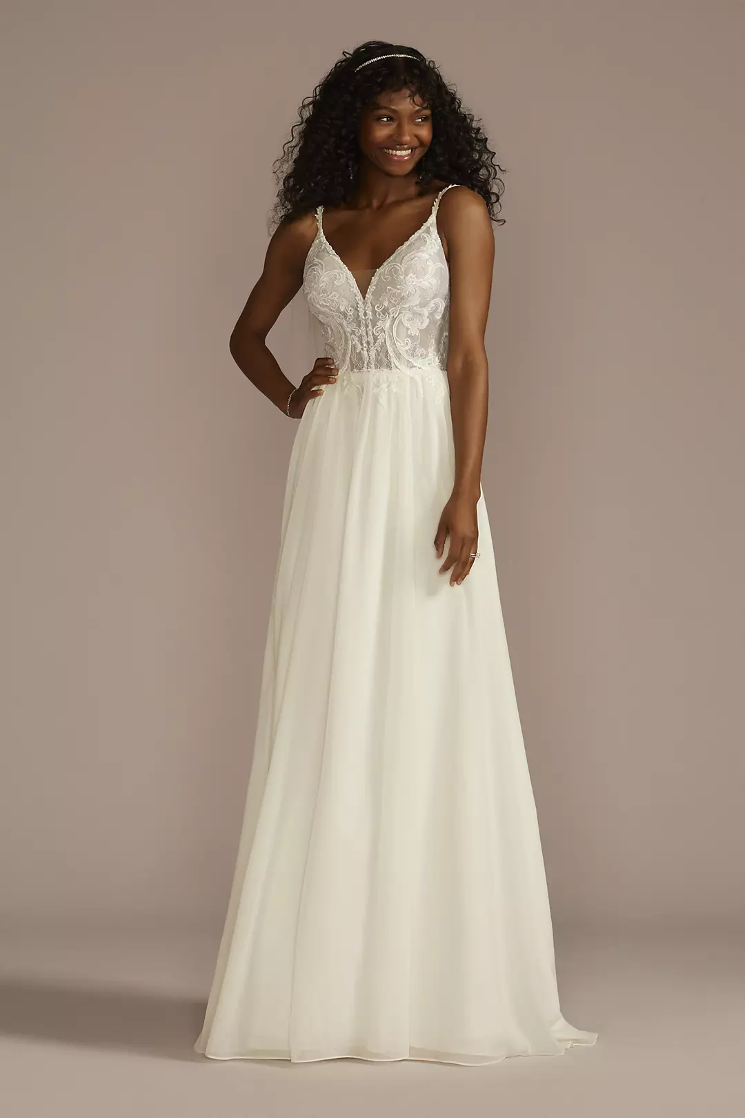 Spaghetti Straps A-line Wedding Dresses, Popular Lace Wedding Dresses Spaghetti Straps A-line Wedding Dresses, Popular Lace Wedding Dresses