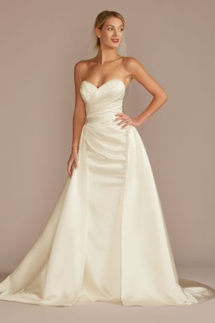 Ruched Top Wedding Dresses