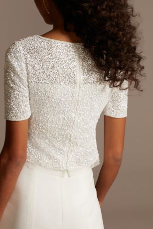 beaded separates sequin illusion